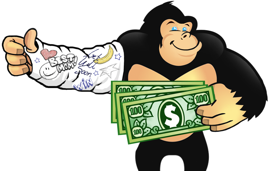 Gorilla clipart muscle. Fixed indemnity get me