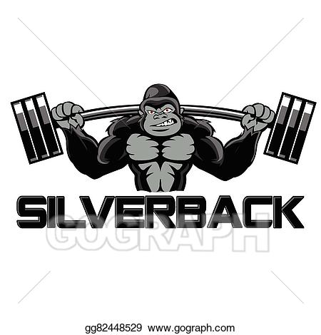 gorilla clipart silverback