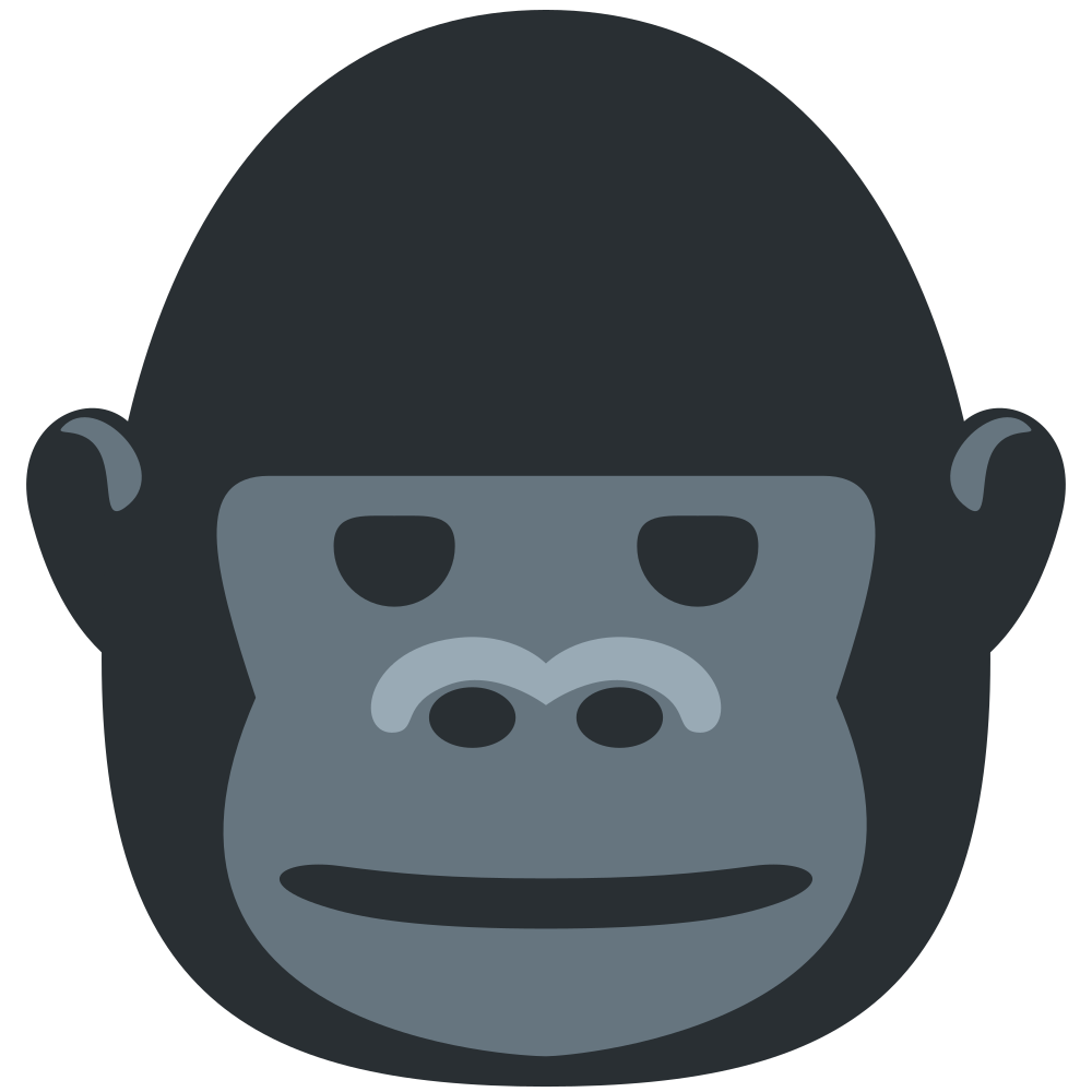 gorilla clipart svg