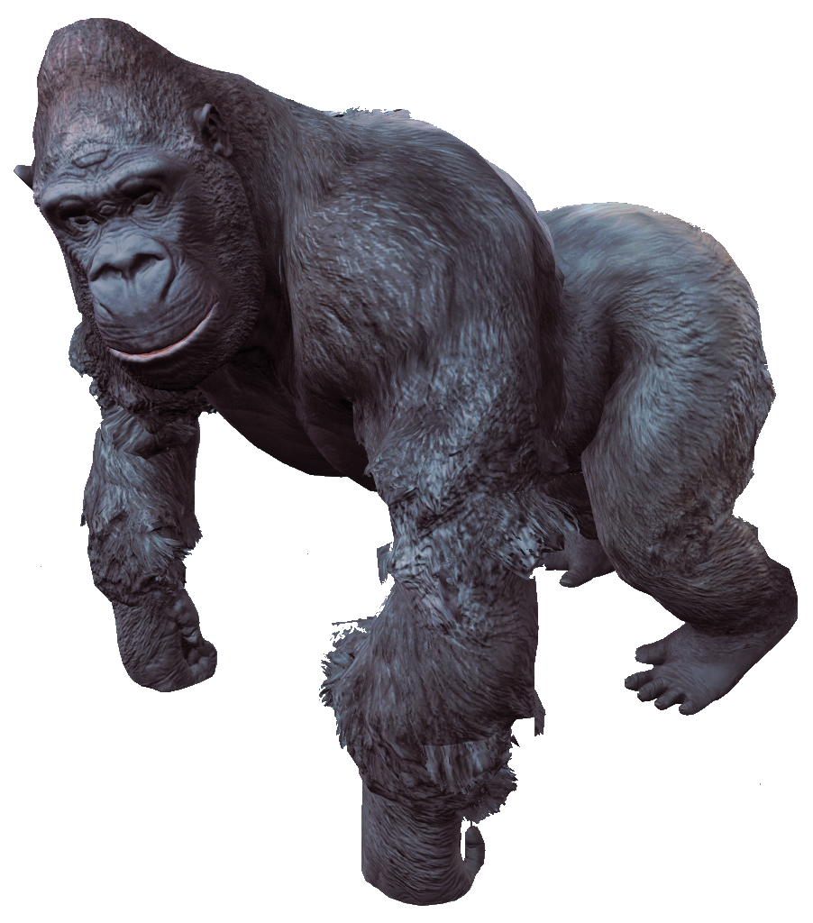 happy clipart gorilla