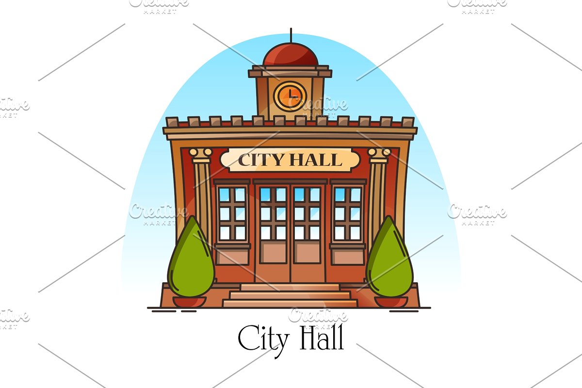 government clipart city hall