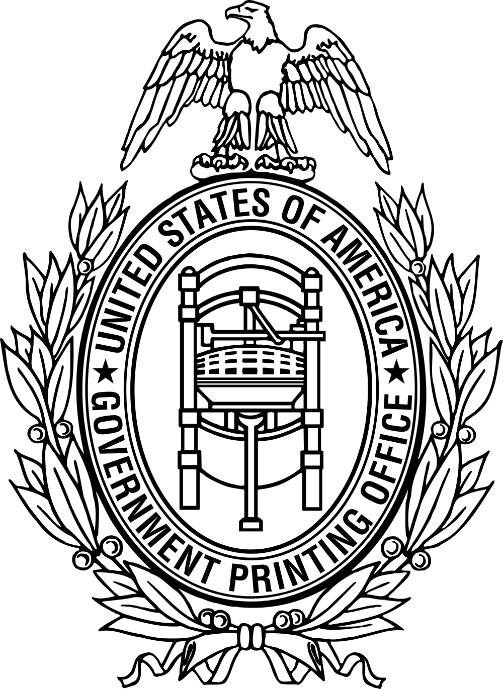 Government clipart seal american. File us governmentprintingoffice svg