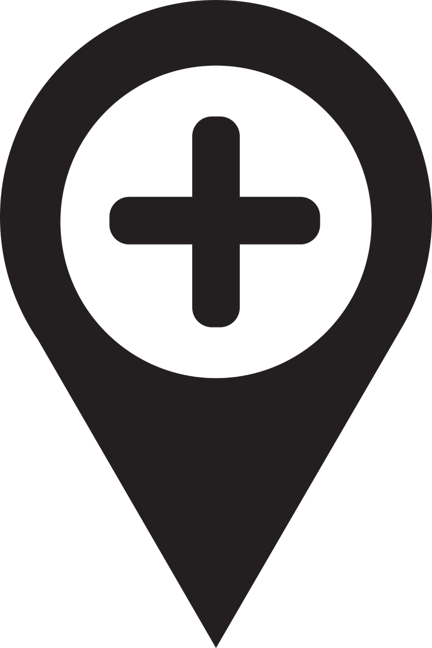Gps clipart map pin. Travel pointer icon marker
