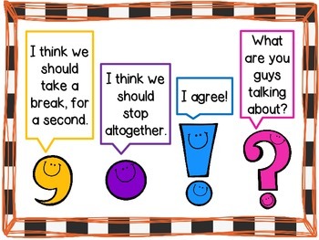 Grades clipart full mark. Punctuation anchor charts for