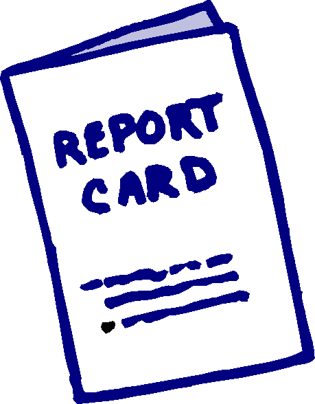 grades clipart report card