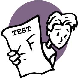 grades clipart test taker