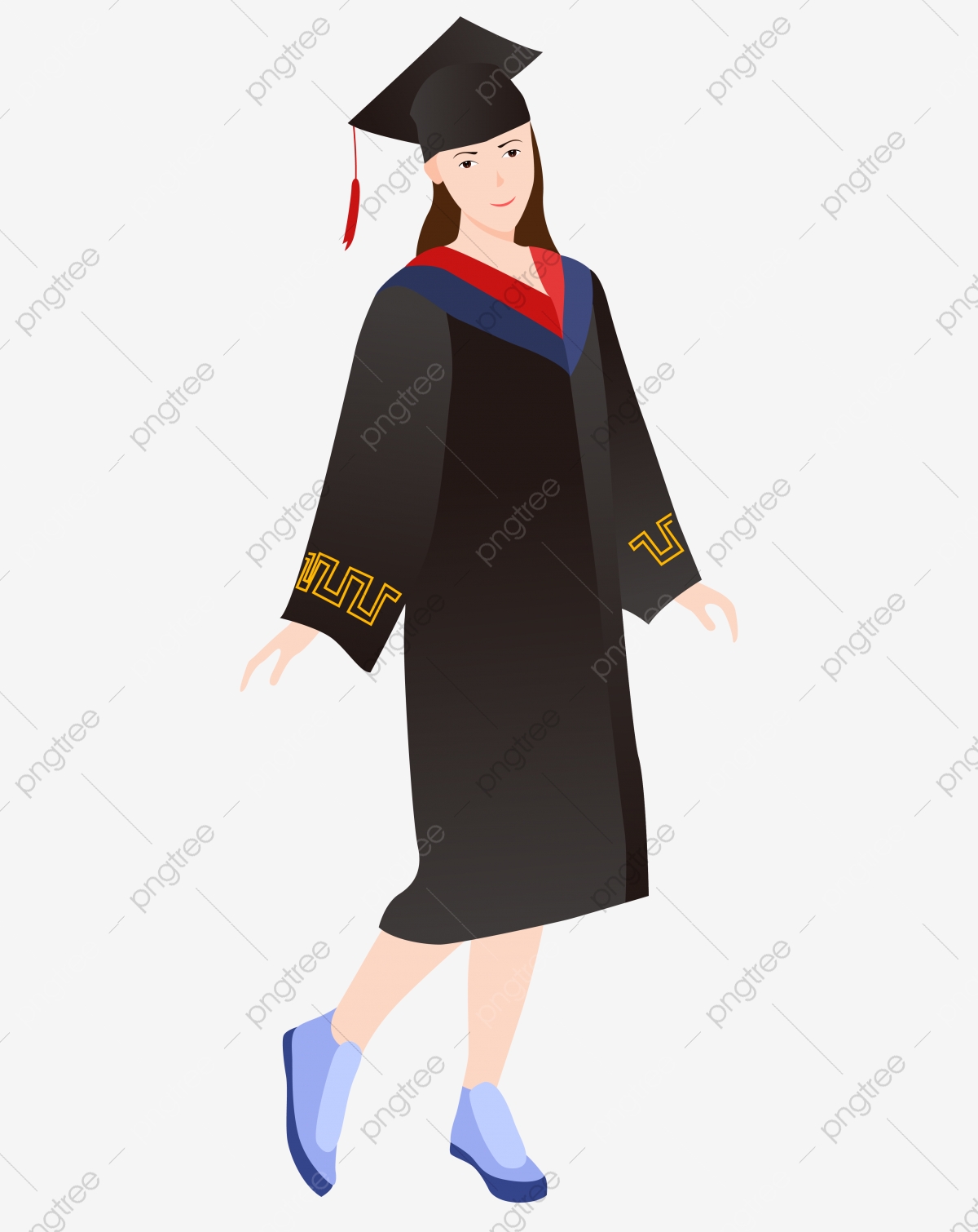 graduation clipart attire