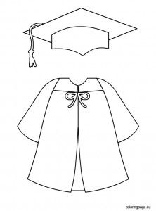 graduate clipart gown