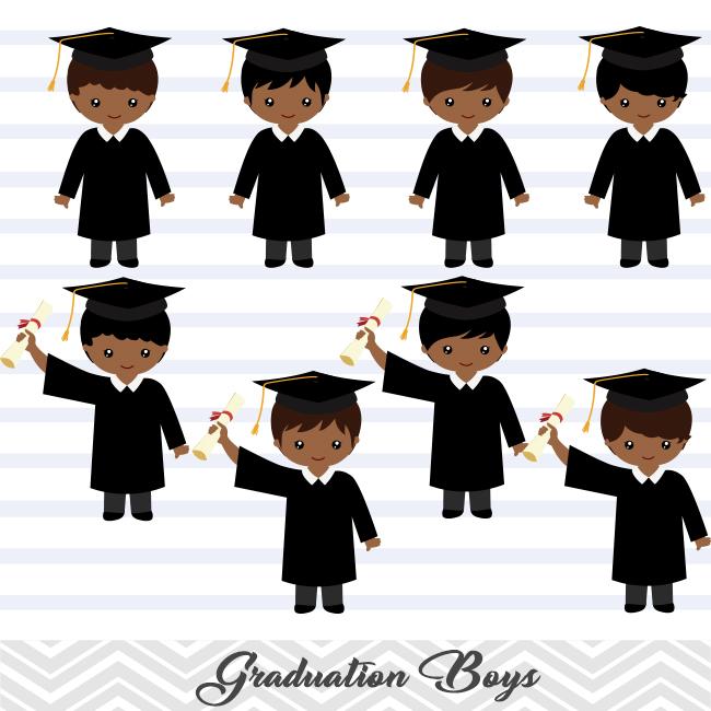 African american boys clip. Graduate clipart kindergarten graduation