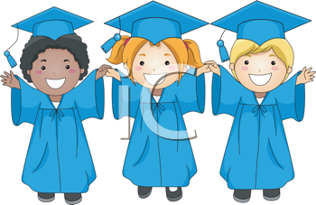 Kids graduating education and. Graduate clipart kindergarten graduation