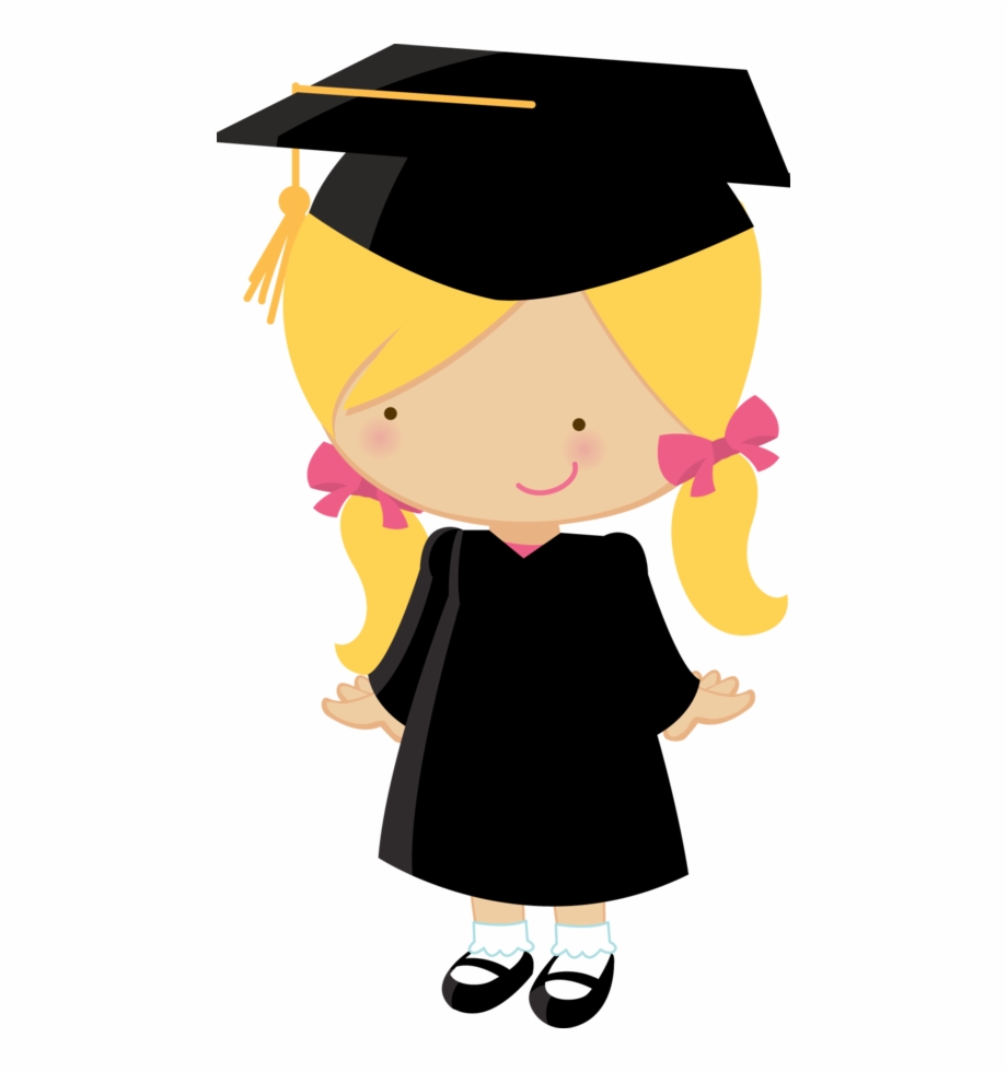 graduate clipart little girl