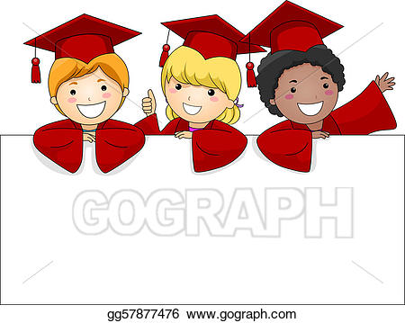 graduate clipart red graduation