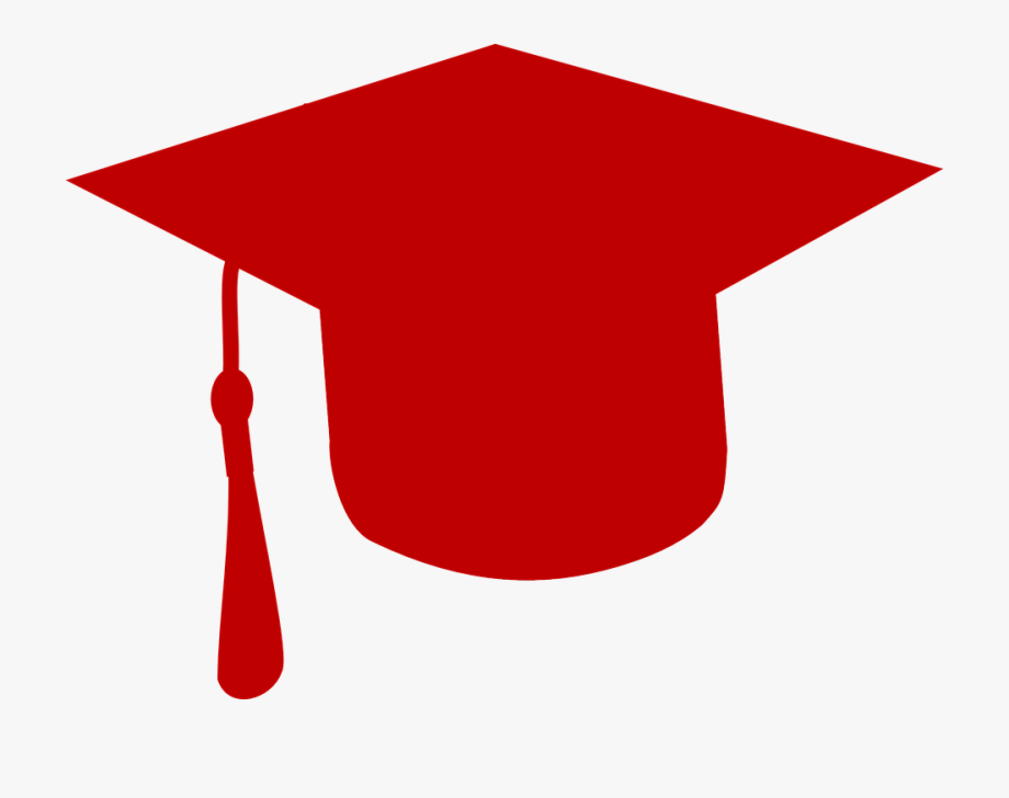 graduate clipart red graduation