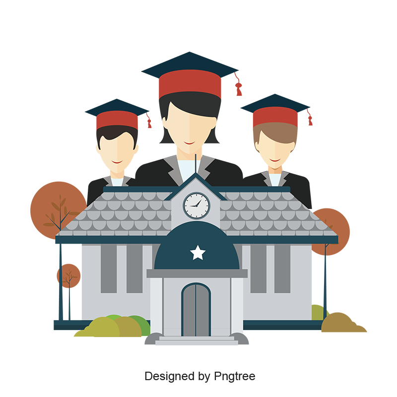 Graduate clipart school farewell.  material design for