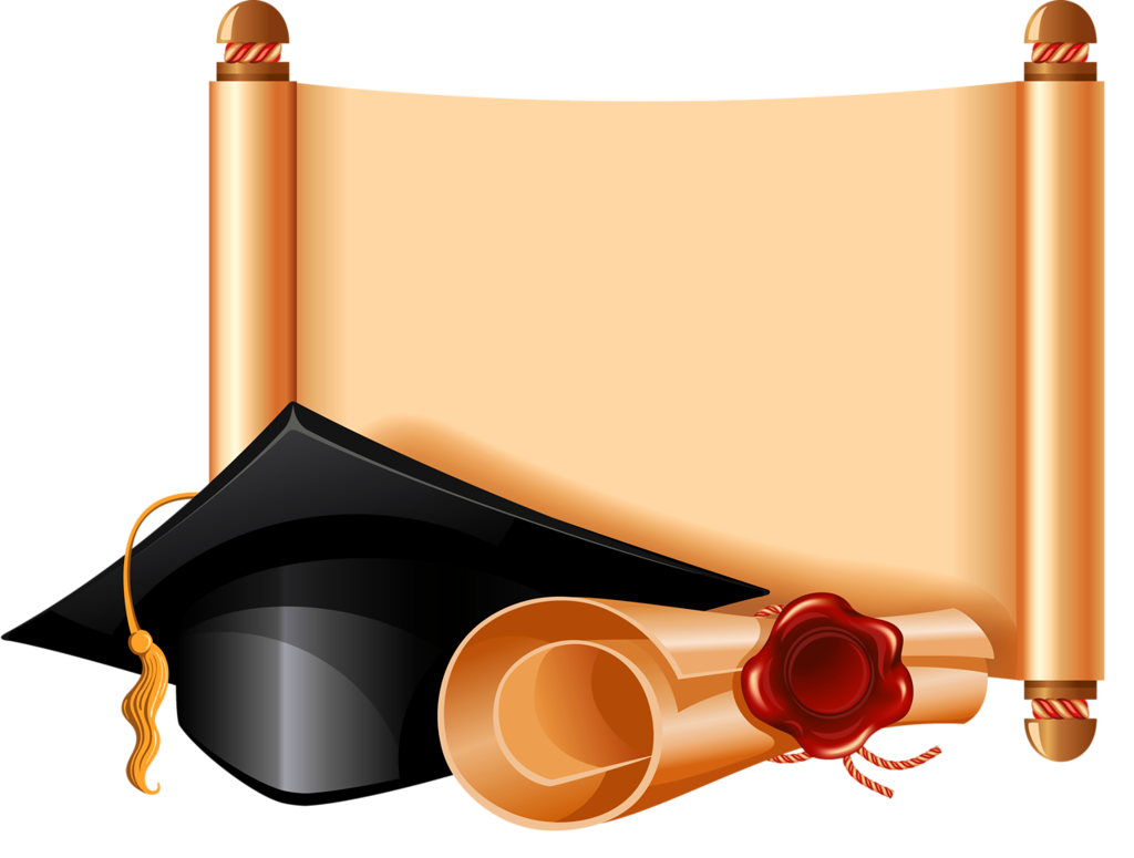 Download Scroll clipart graduation, Scroll graduation Transparent ...