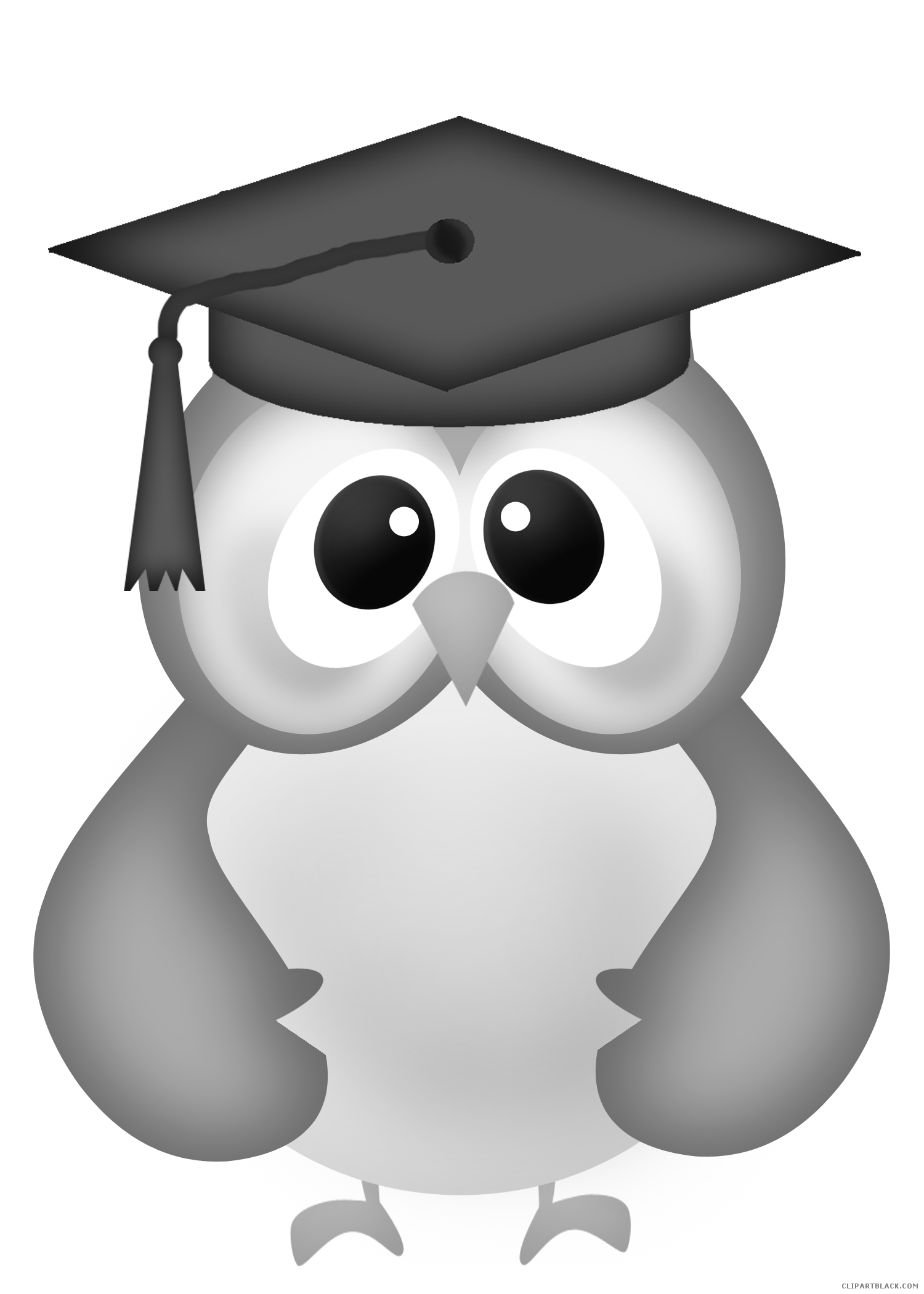 graduation clipart black and white