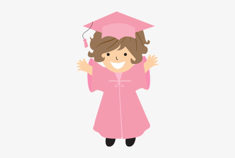 graduation clipart pink