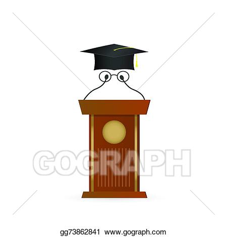 graduation clipart speaker
