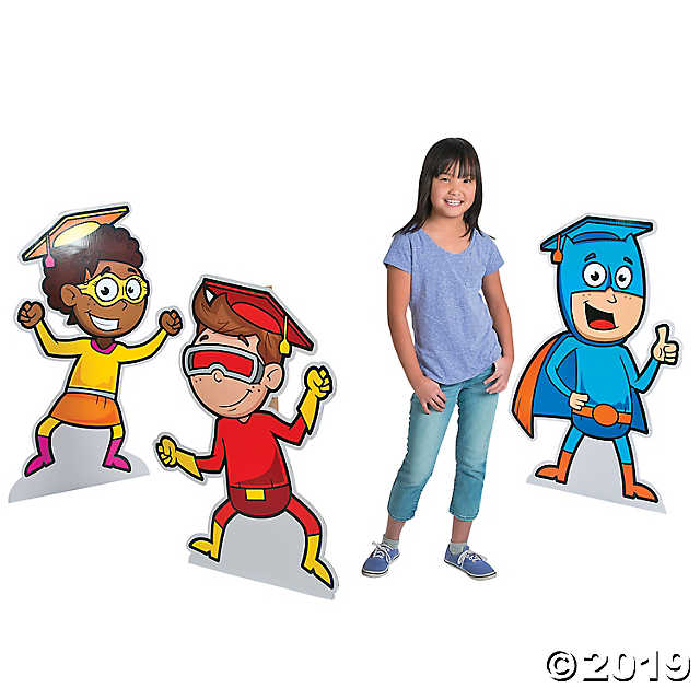 graduation clipart superhero