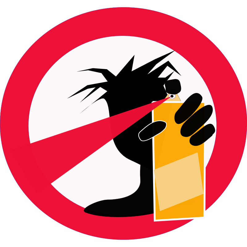 Graffiti clipart arrow. Santa barbara streets operations