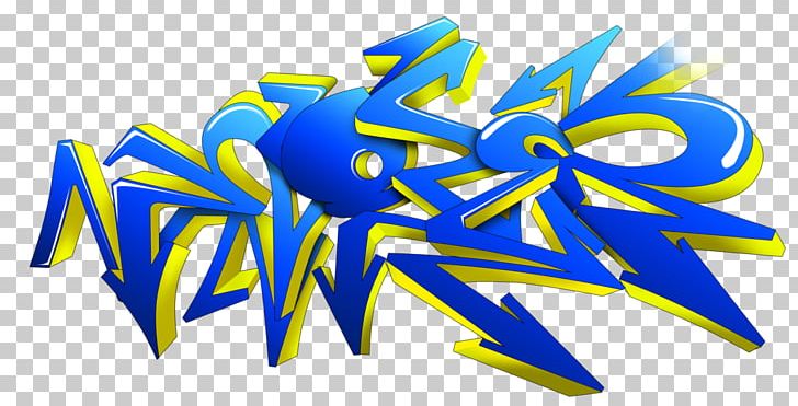 graffiti clipart blue
