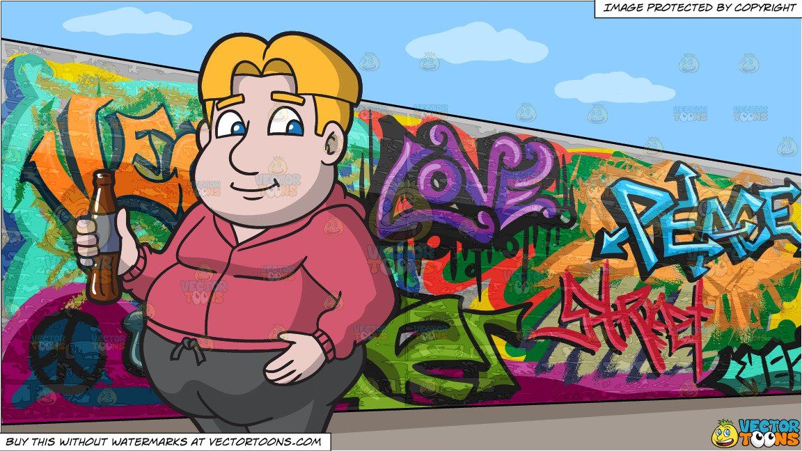 graffiti clipart man