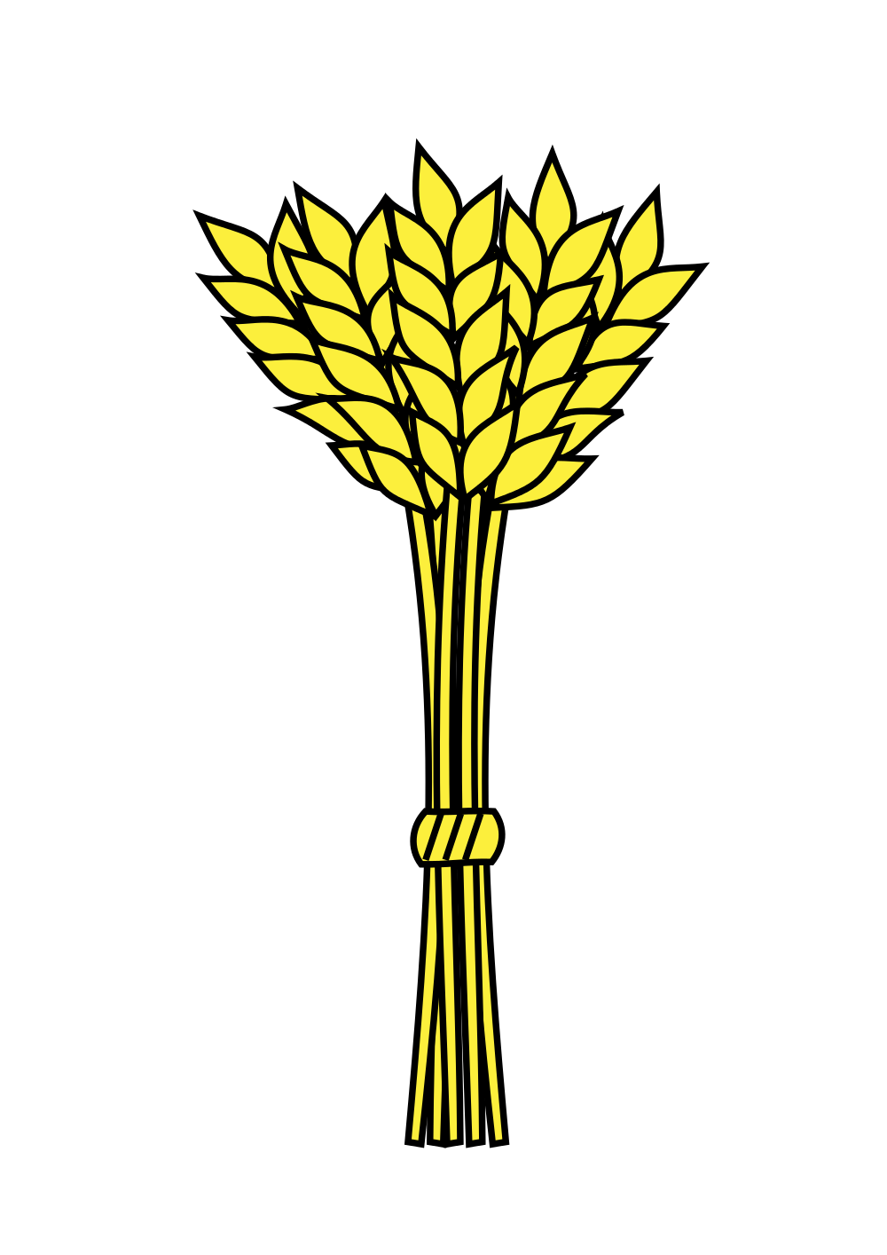 grain clipart bushel wheat