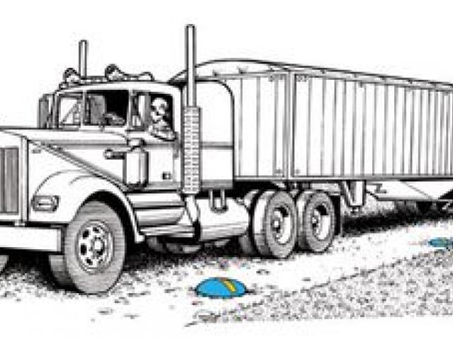 grains clipart grain truck