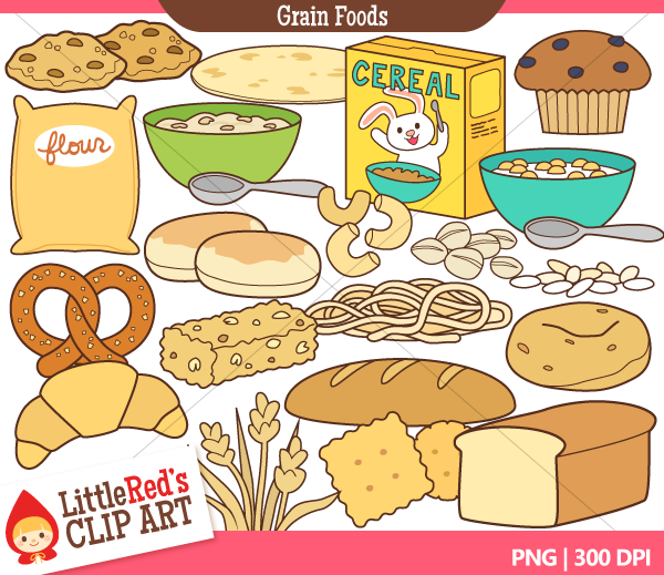 grains clipart starchy food