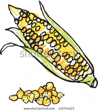 grains clipart corn grain