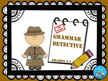 grammar clipart detective