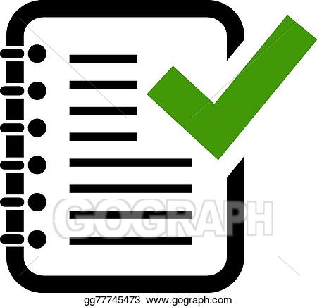 Clip art vector document. Grammar clipart icon
