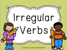 grammar clipart irregular verb