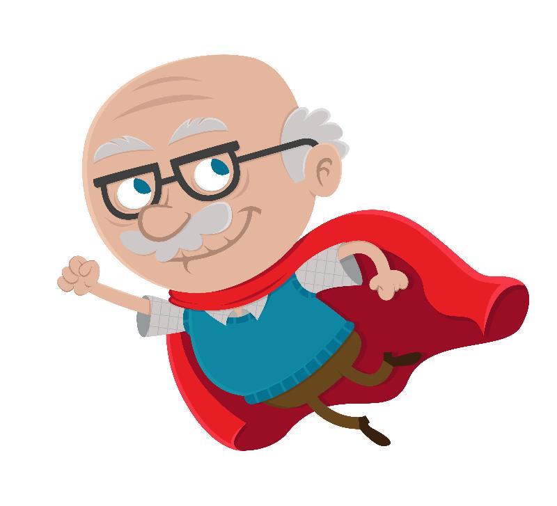 grandfather clipart animated