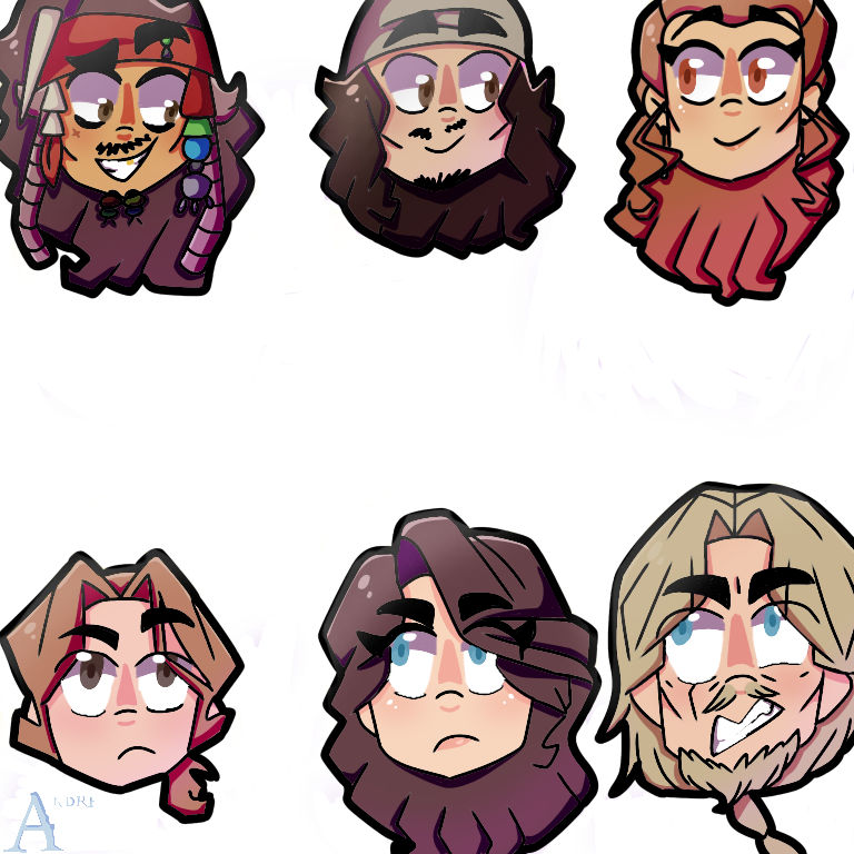 Potc by andrea on. Grandfather clipart chibi