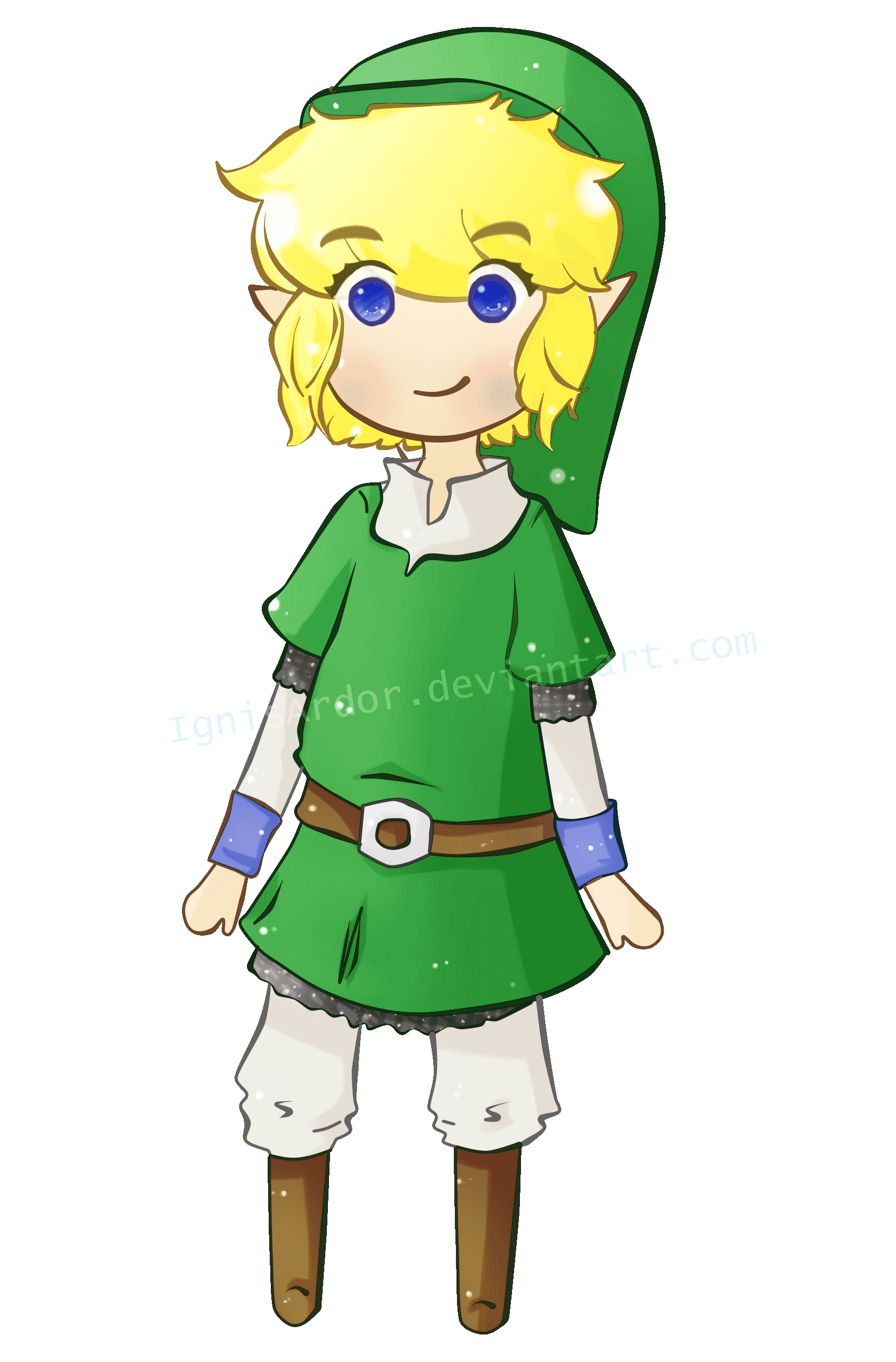 Grandfather clipart chibi. Ss link animated by
