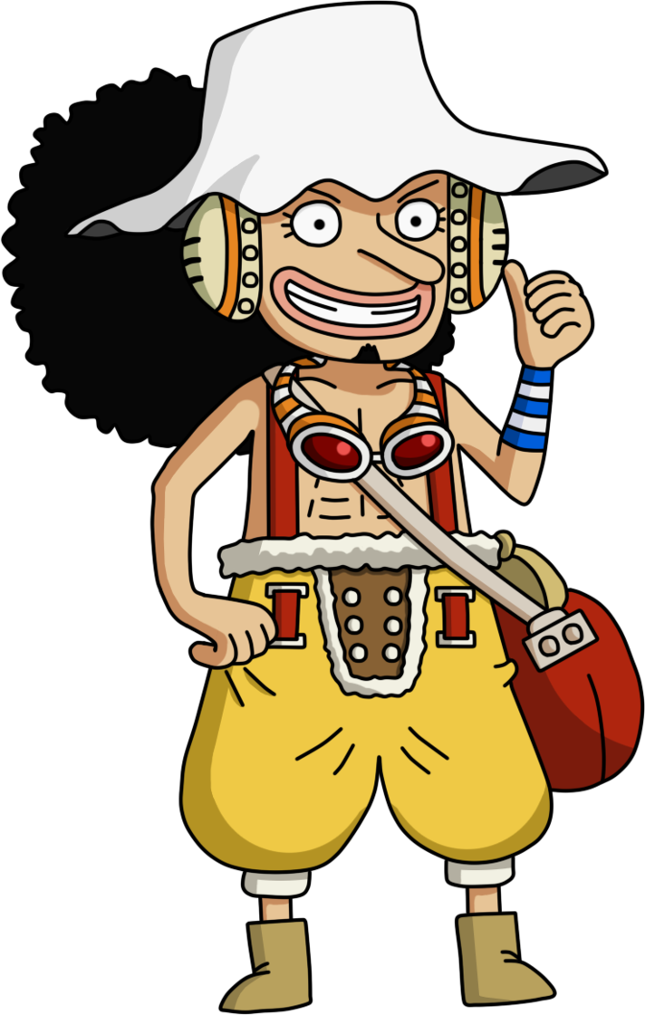 Grandfather clipart chibi. Usopp by sergiart on