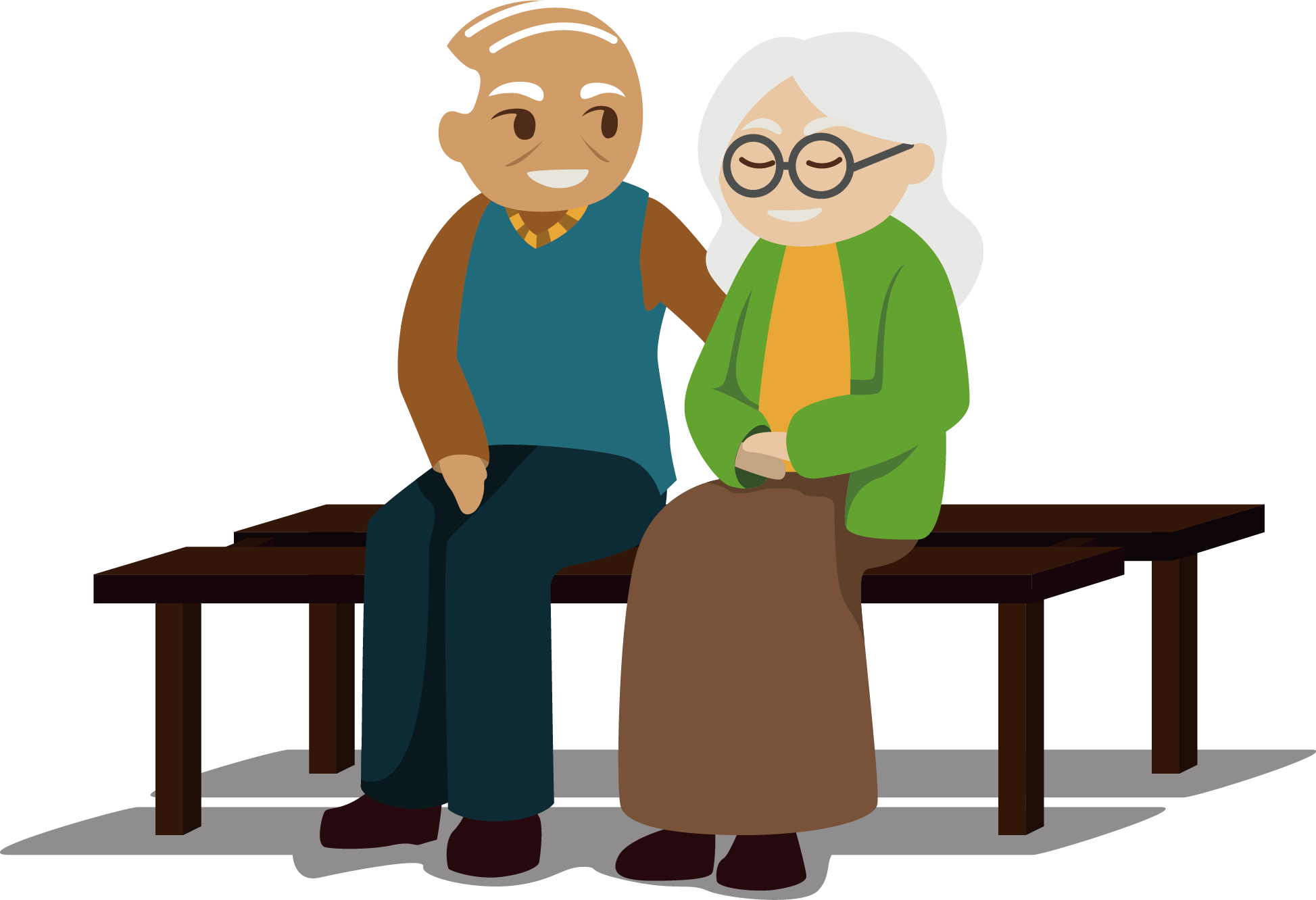 Grandparents Clipart Retired Couple Grandparents Retired Couple 