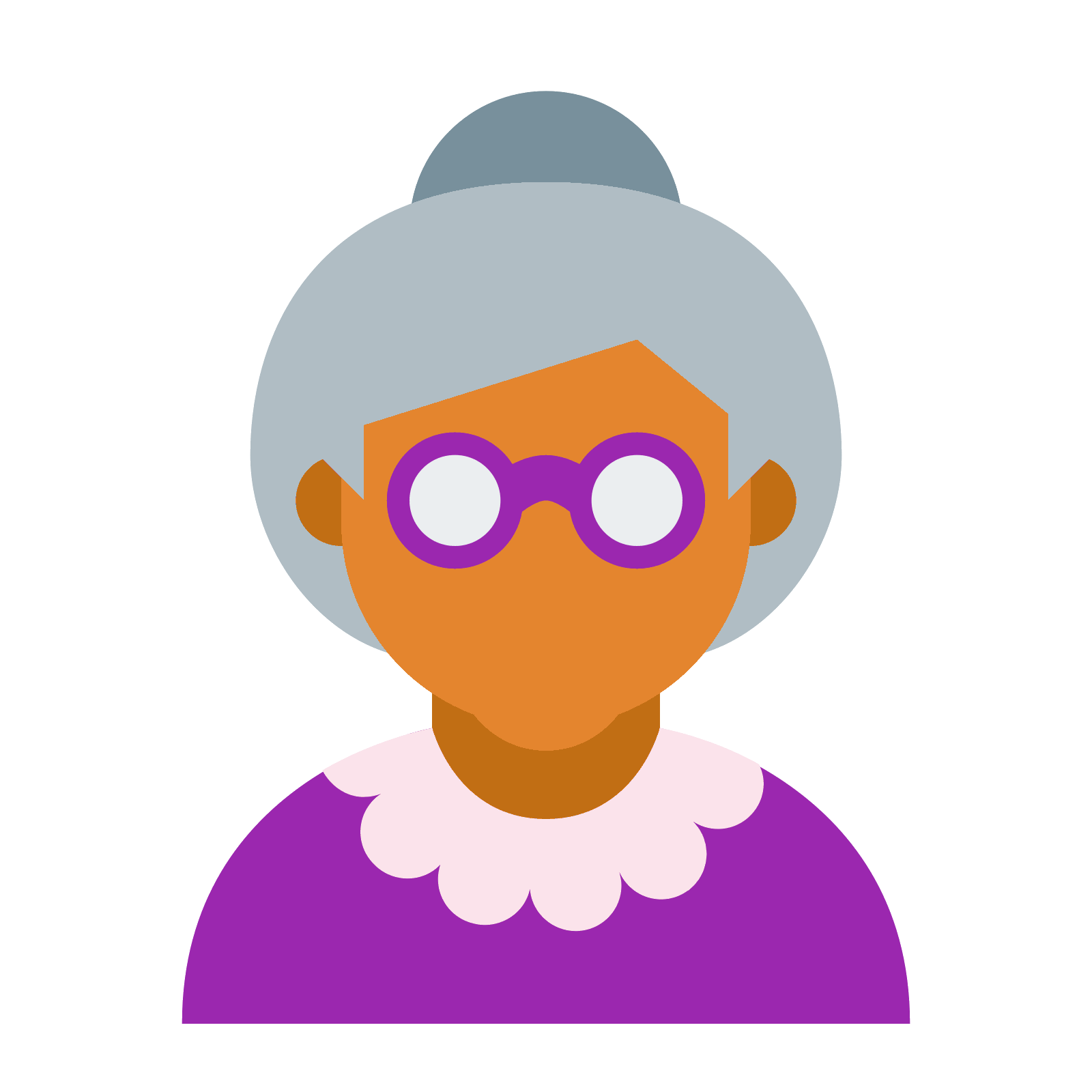 Grandparents clipart old age home. Icon free download png