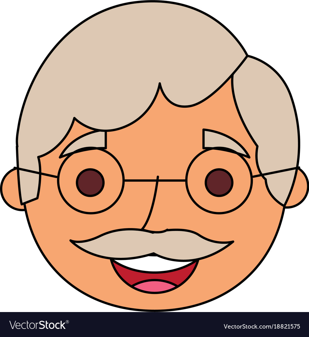 grandfather clipart face