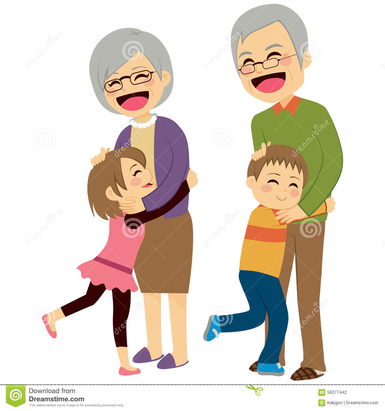 Grandmother and grandfather free. Grandparents clipart grandparent love