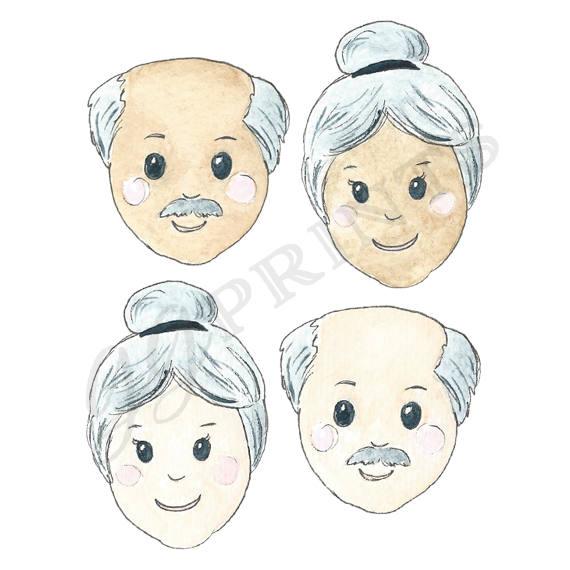 Grandparents grandma and grandpa. Grandfather clipart hispanic
