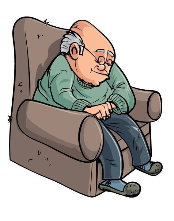 grandfather clipart old man