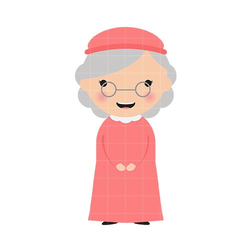 Face google search caras. Grandma clipart