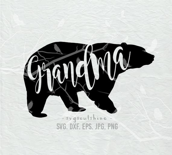 grandma clipart bear