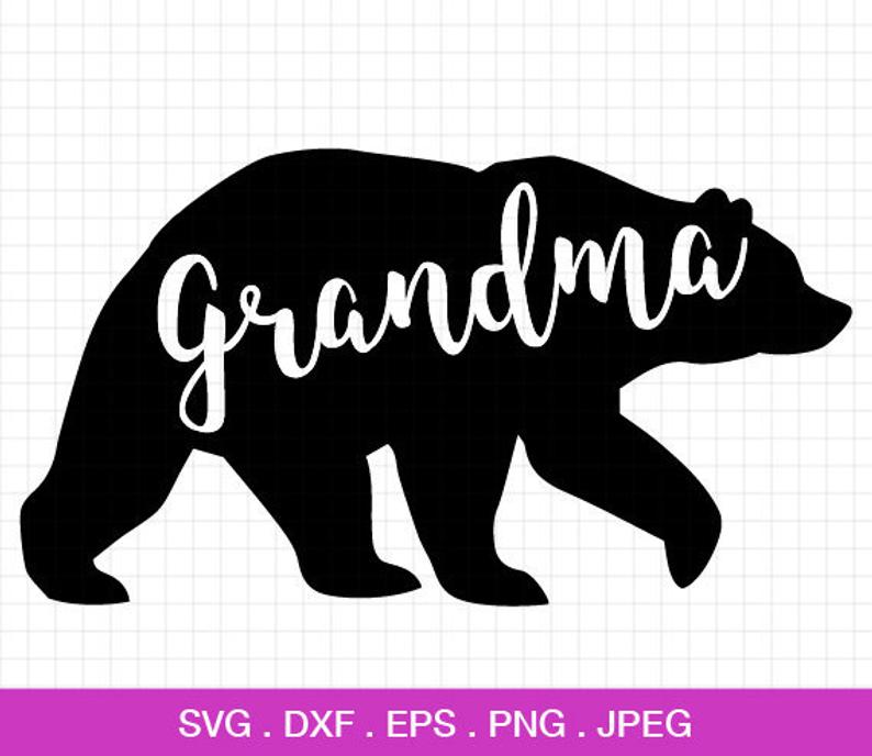 grandma clipart bear
