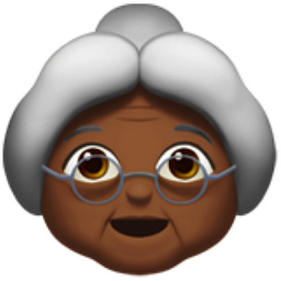 grandma clipart emoji