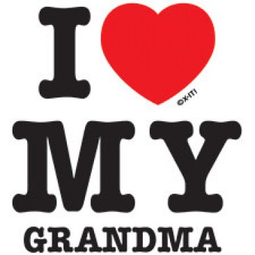 grandma clipart heart