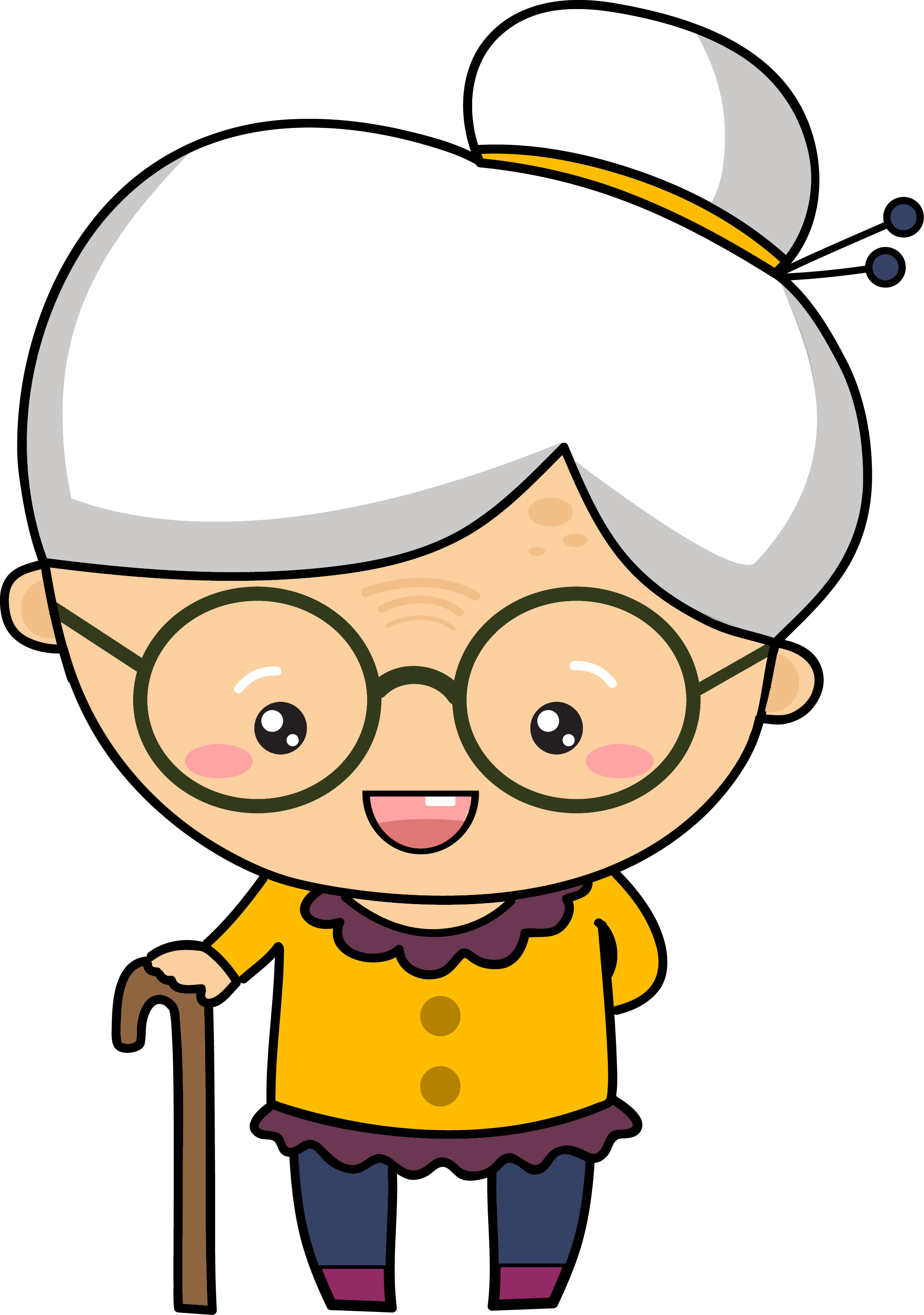 Grandmother clipart animated.  collection of grandma