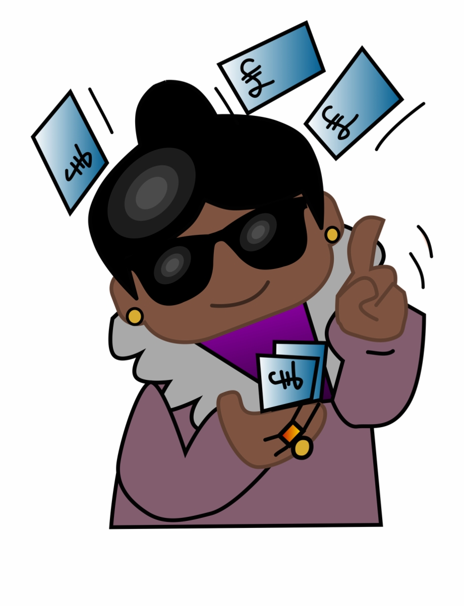 Grandma clipart money. Spending the kids inheritance